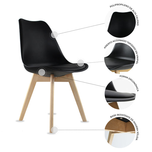 Set De 4 Sillas Frankfurt - MUNDO IN